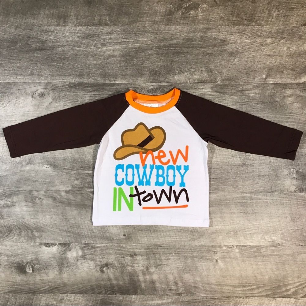 New Boutique New Cowboy In Town Shirt
